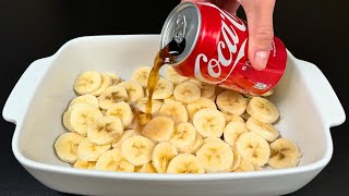 Whip up Coca Cola with a banana! Delicious nobake dessert!