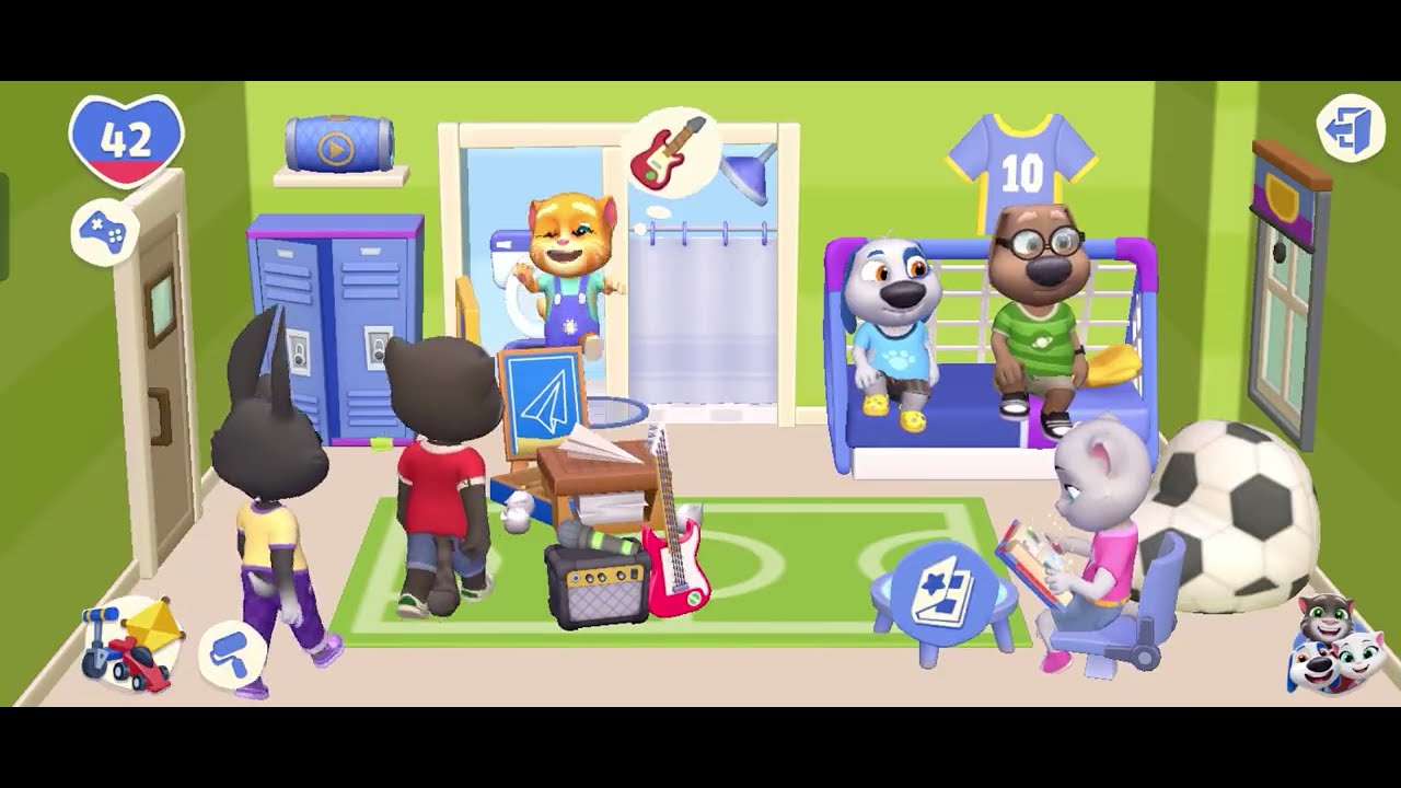 My Talking Tom friend 2 Gameplay Talking Tom Cat 😺 Kids Gameplay (Part 32)