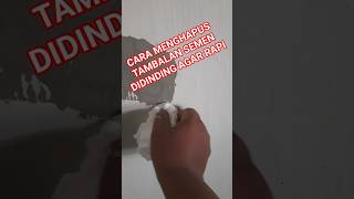 Cara Menghapus Tambalan semen Didinding Agar Rapi #tukangkreatif #caramenambaldinding #tukang