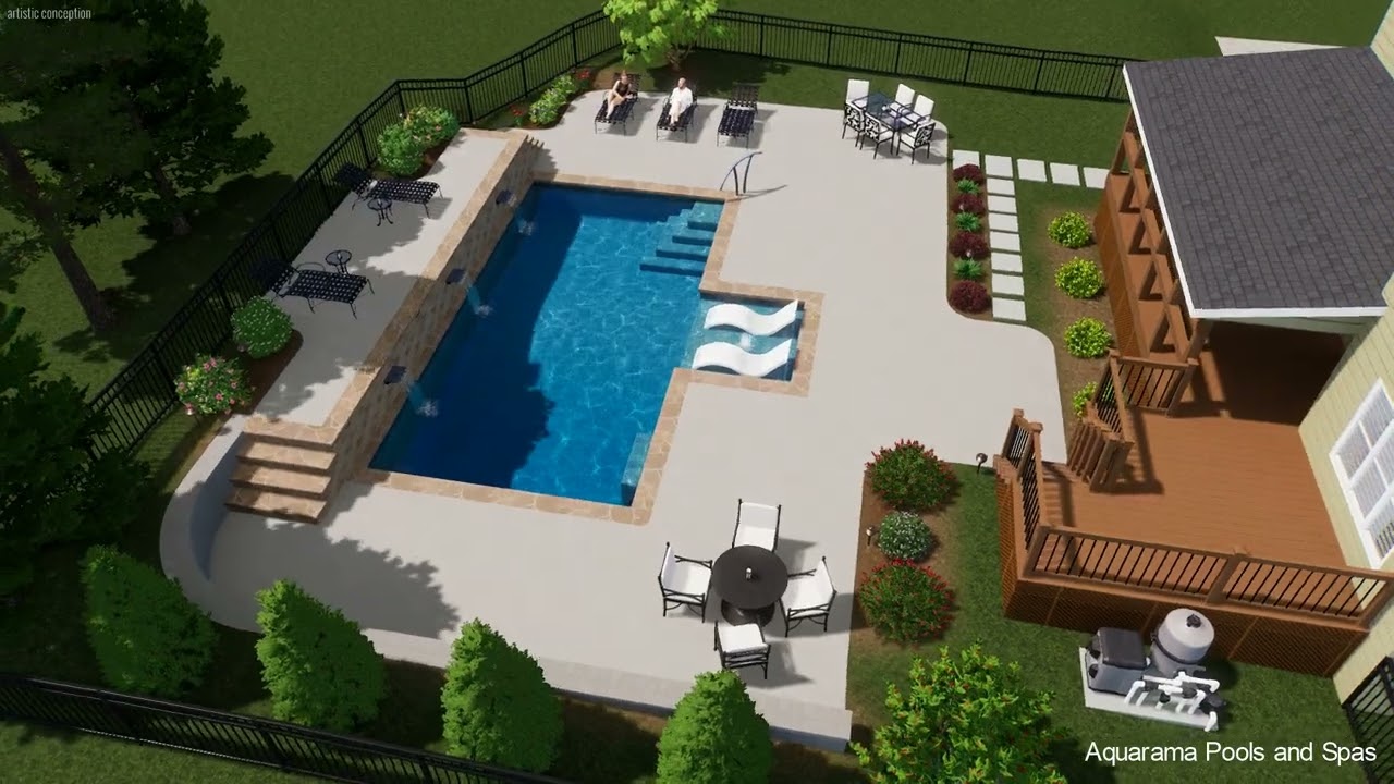 Stunning 3D Pool Design Concept | Your Dream Backyard Oasis