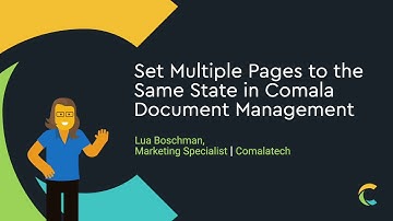 Put Confluence Pages in the Same Comala Document Management State