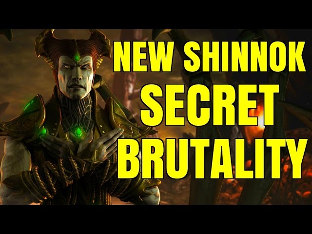 機人/白/3コン/神々の戦い/10 Mortal Kombat X: New Shinnok Secret Brutality! Hidden