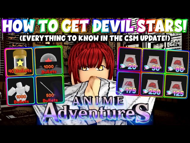 Getting Unique Shiny Denji from Secret Portal - Anime Adventures #fyp , devil stars anime adventures