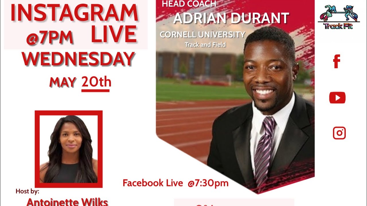 Meet Coach Adrian Durant |Men’s Head Collegiate T&F Coach | CORNELL UNIVERSITY
