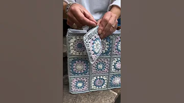 شنطة كروشيه Crochet Knitting هاندميد Handmade شنطه 