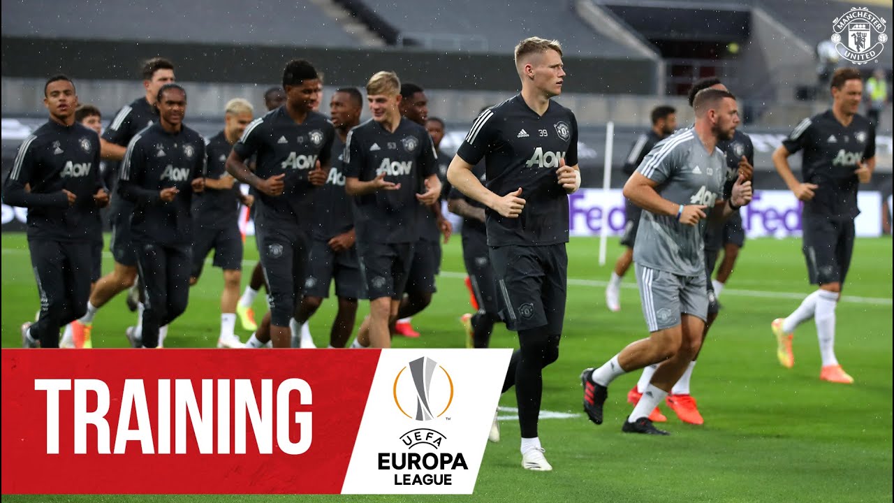 TRAINING IN COLOGNE | Manchester United prepare for FC Copenhagen ...