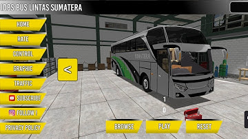 !! IDBS Bus Simulator Lintas Sumatera - ( Lampung - Palembung ) - Android Gameplay !!