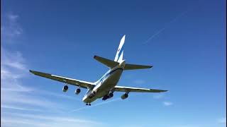 Antonov AN-124-Volga Dnepr Airline-(RA-82074) aterrizaje Vitoria-Foronda (VIT/LEVT) ...