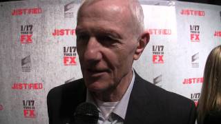 Raymond J. Barry aka Arlo Givens at the "Justified" season 3 premiere in LA 1/10/2012