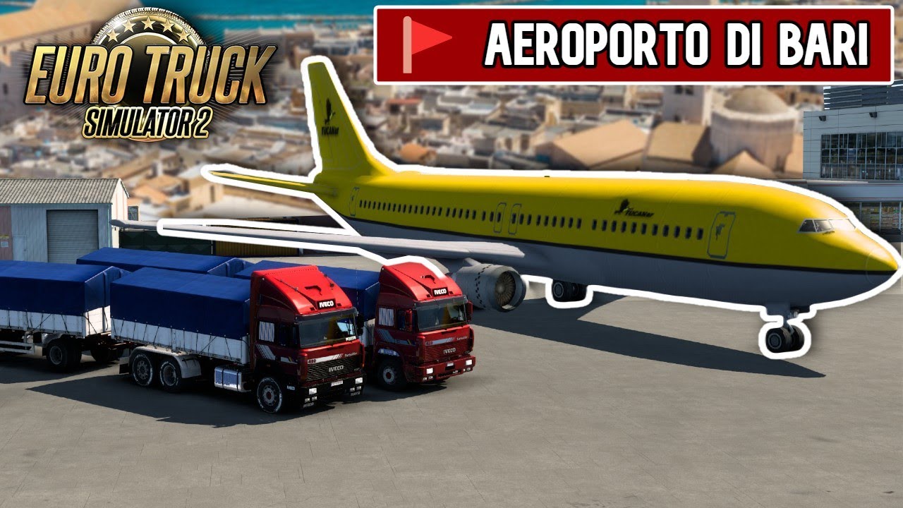 CONSEGNA a AEROPORTO di BARI su EURO TRUCK SIMULATOR 2!