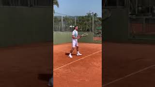 Gustavo Kuerten still has it at 44years old! 🔥