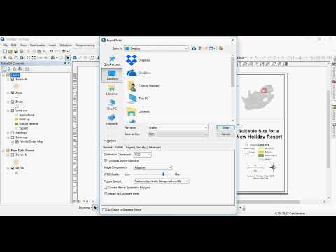 ArcMap Map Design Exporting Your Map