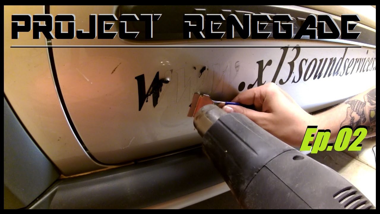 How To Remove Stickers & Hood Strut Install, Project Renegade Ep.02