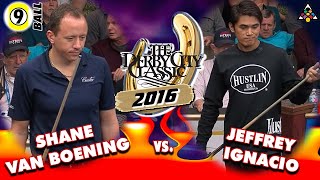 9-BALL: Jeffrey IGNACIO vs Shane VAN BOENING - 2016 DERBY CITY CLASSIC 9-BALL DIVISION