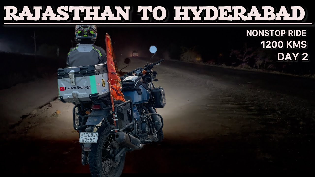 RAJASTHAN TO HYDERABAD | DAY 2 | KOTA | 1200 KMS Nonstop Ride | MOTOVLOGS 