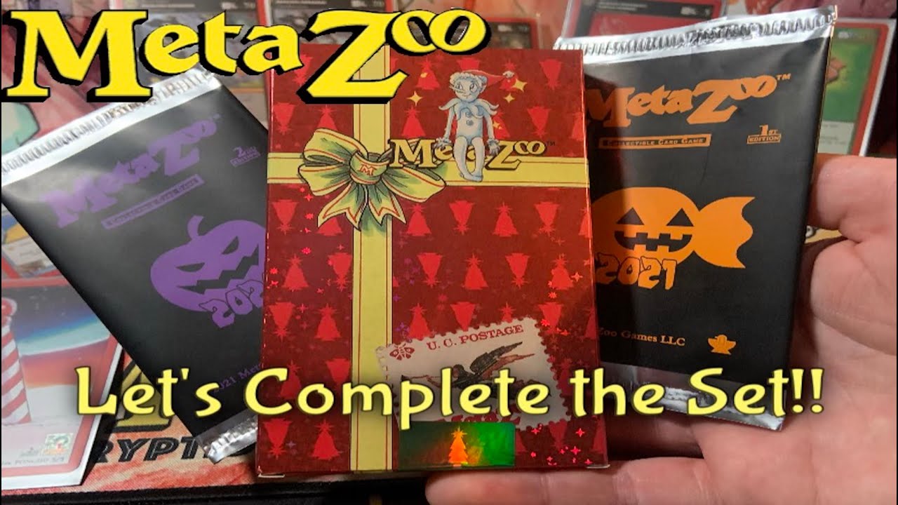 Opening MetaZoo Holiday Promo Cards - Let's Complete the Set!