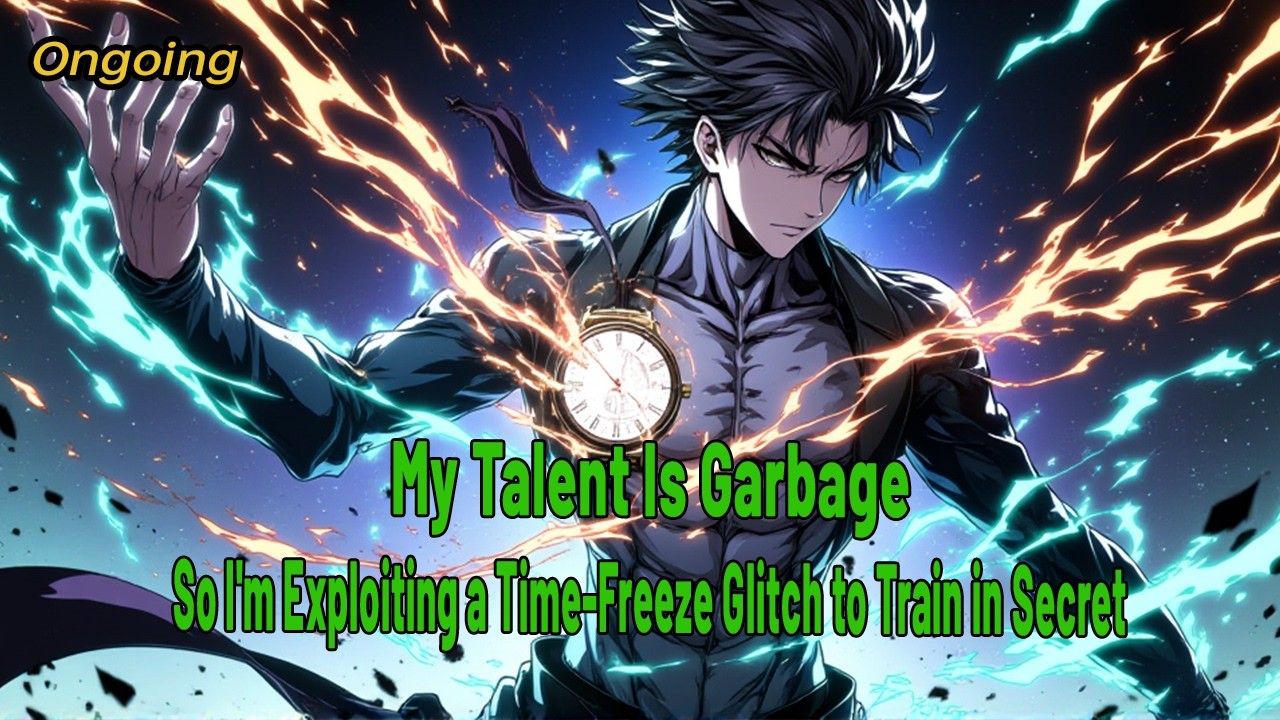 My Talent Is Garbage, So I'm Exploiting a Time-Freeze Glitch to Train in Secret#manhwaedit #webtoon