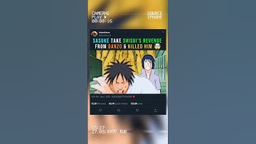 SASUKE KILLED DANZO 🤯☠️ #sasuke #anime #shortsfeed #viral #shorts