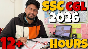 A DAY IN LIFE OF SSC ASPIRANT || SSC CGL 2026 STUDY 12+ HOURS VLOG || Ankit Malik