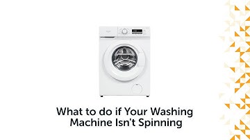What to Do if Your Bush Washing Machine Isn