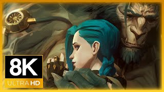 Arcane: Season 2 | Dont Touch My Daughter | Fight Scene (8K) (Remastered)