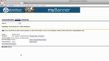 Declaring Your Major - GVSU
