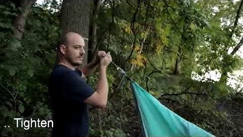 Superior Hammock/Shelter Setup under 3 minutes