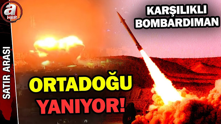 Ortadoğu yanıyor! İran hipersonik füze ile İsrail'i vuruyor | A Haber