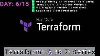 Day 6 Azure  Terraform Provider Versioning Explained | Version Constraints, Lock Files