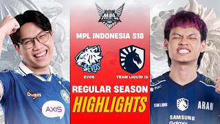 [HIGHLIGHTS] EVOS vs TEAM LIQUID ID MPL ID S18 REGULAR SEASON | EVOS vs TLID