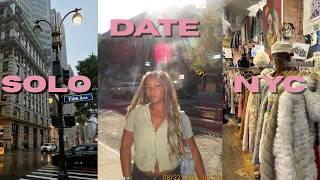 WENT ON A SOLO DATE IN NYC| THRIFITNG | EATING| SHOPPING