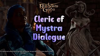 Baldur s Gate 3 - Cleric of Mystra Dialogue in the Stormshore Tabernacle