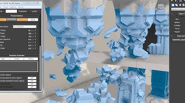 RayFire Tutorial - Columns Demolition + PFlow Support