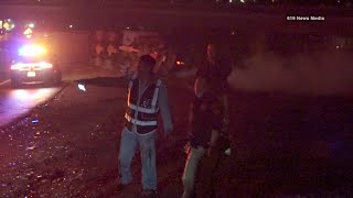 Overturned Semi Causes SIG Alert, Hazmat Called
