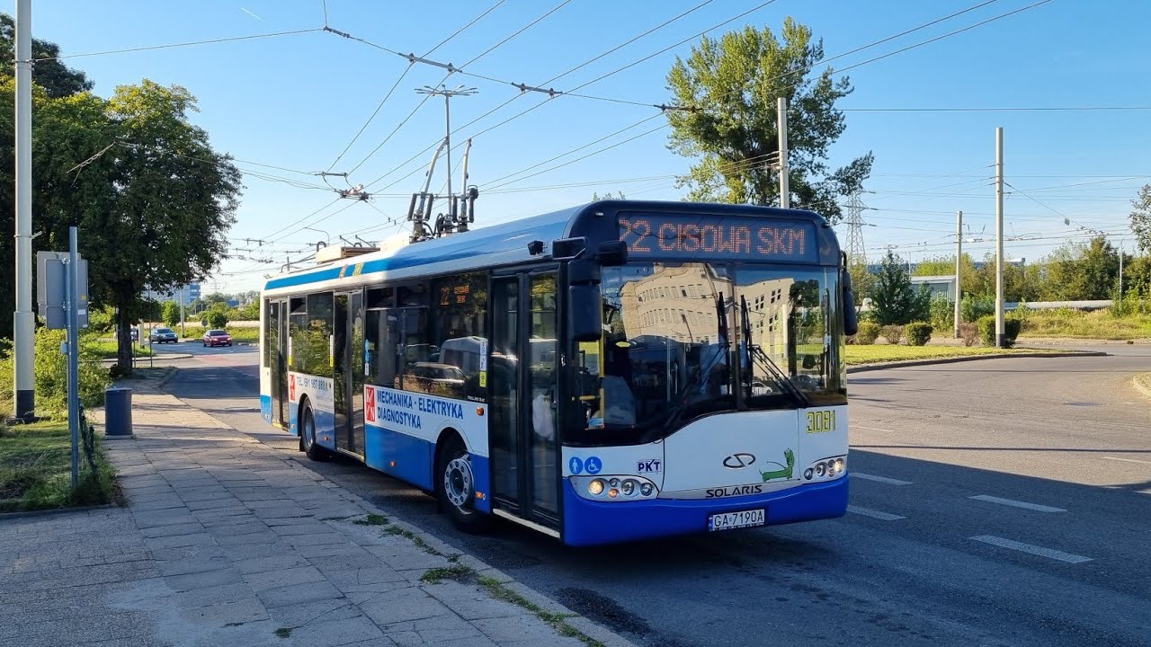 Solaris Trollino 12AC #3081 [🚍 ➡️ 22 - PKT Gdynia - Przejazd]