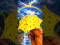 umbrella paper sheet easy craft ideas for kids #diy #diyideas #ytshorts #craft #viralvideo #shorts