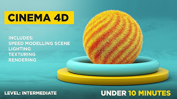 Cinema 4D & Octane Tutorial | c4d octane hair fur tutorial | free c4d project files | infilmvfx