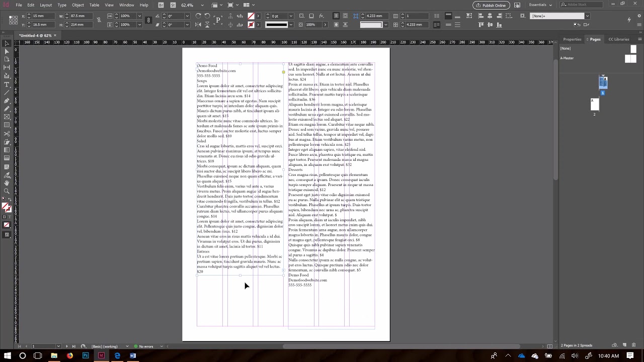 Intro to InDesign - YouTube