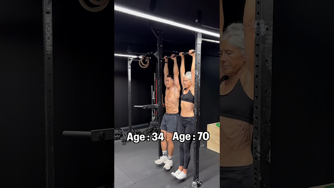 Strong 70 year-old grandma !! 😱😱