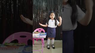 Jamie recites the poem "School Days" 5 years old Wealth