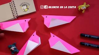 01 Pájaros en origami - fácil