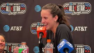 Caitlin Clark Before 2026 WNBA All-Star Practice | Indiana Fever Guard (Team Spoon)