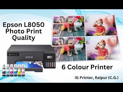 Epson 8050, 6 Colour Printer, Photo Print Quality Test, C,M,Y,K,LC,LM ...