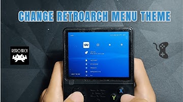 How to change Retroarch Menu Theme on r36s Mini Guide