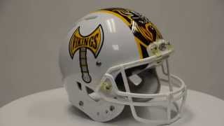 Sportdecals® Rawlings® Momentum Football Helmet Pennant Kit - Vikings