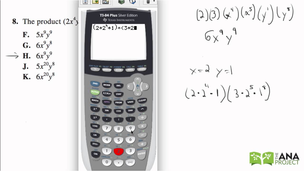 Picking Numbers Variables In Answer Choices Problem 8 YouTube