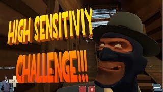 High Sensitivity Challenge in TF2 - 300 Sensitivity!!
