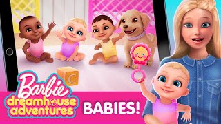 BABIES AT THE DREAMHOUSE! | Barbie Dreamhouse Adventures screenshot 4