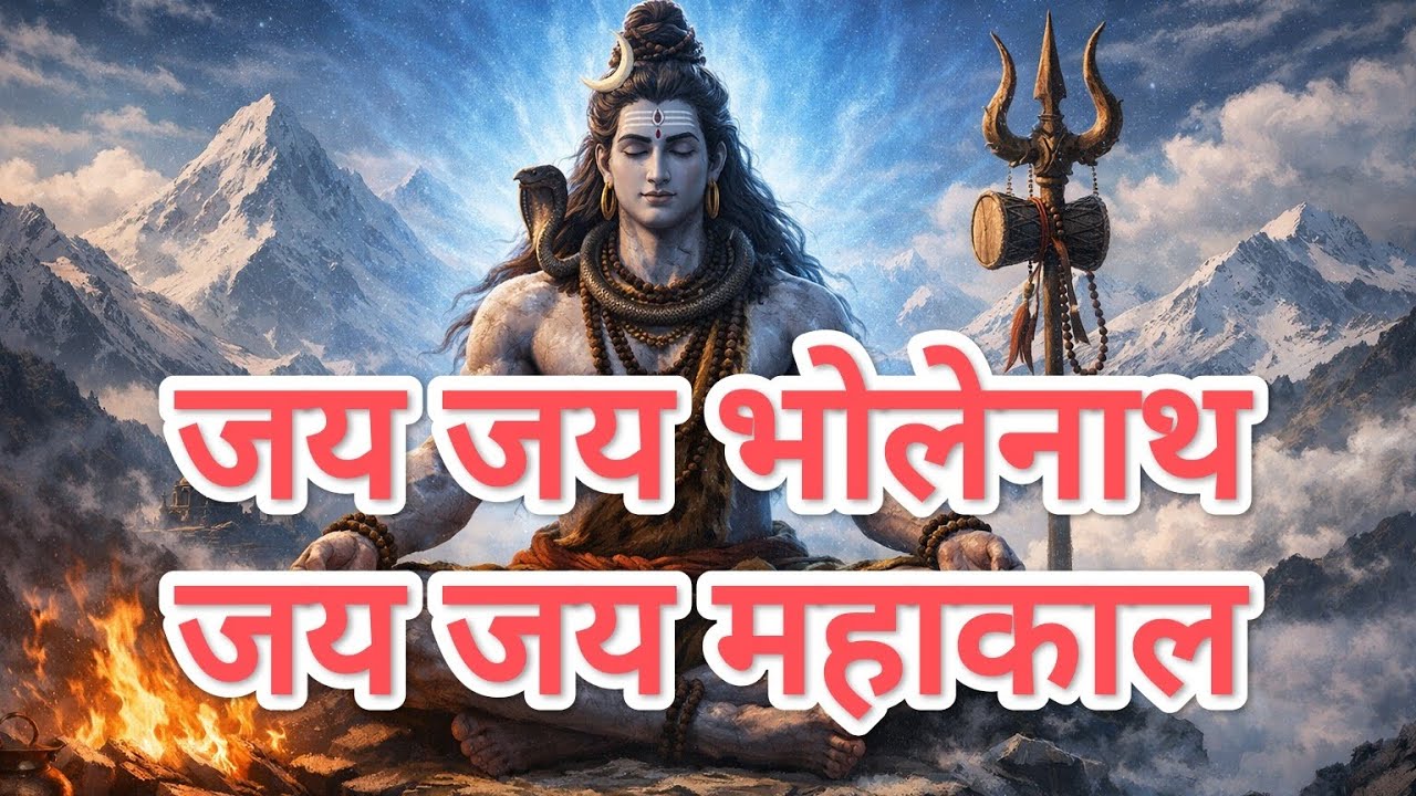 जय जय भोलेनाथ। जय जय महाकाल। 