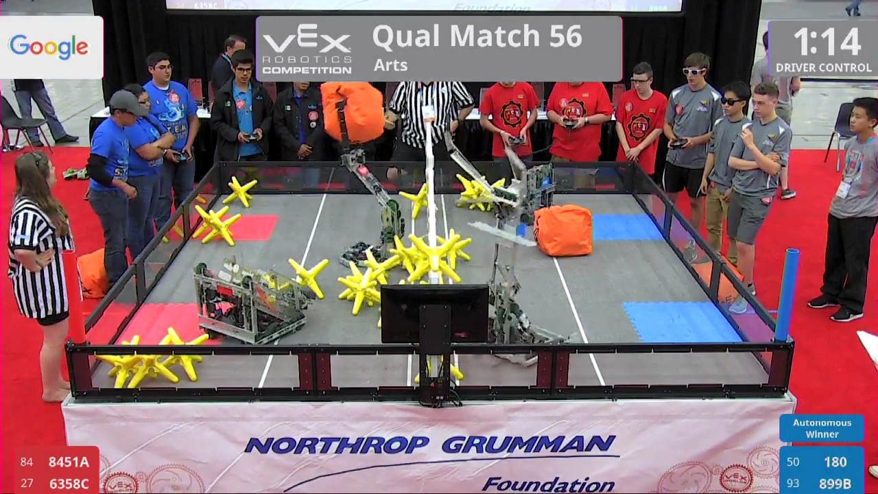 2017 VRC Arts Q56 - 8451A 6358C vs 180 899B - 14 to 31